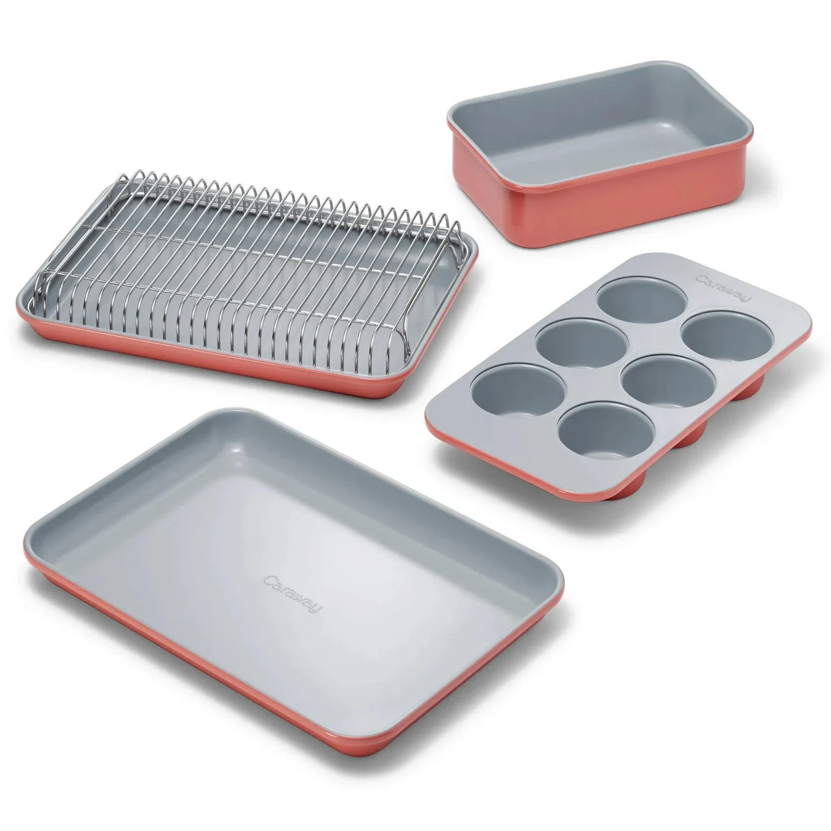 Caraway Ceramic Nonstick Mini Bakeware Set - Perracotta