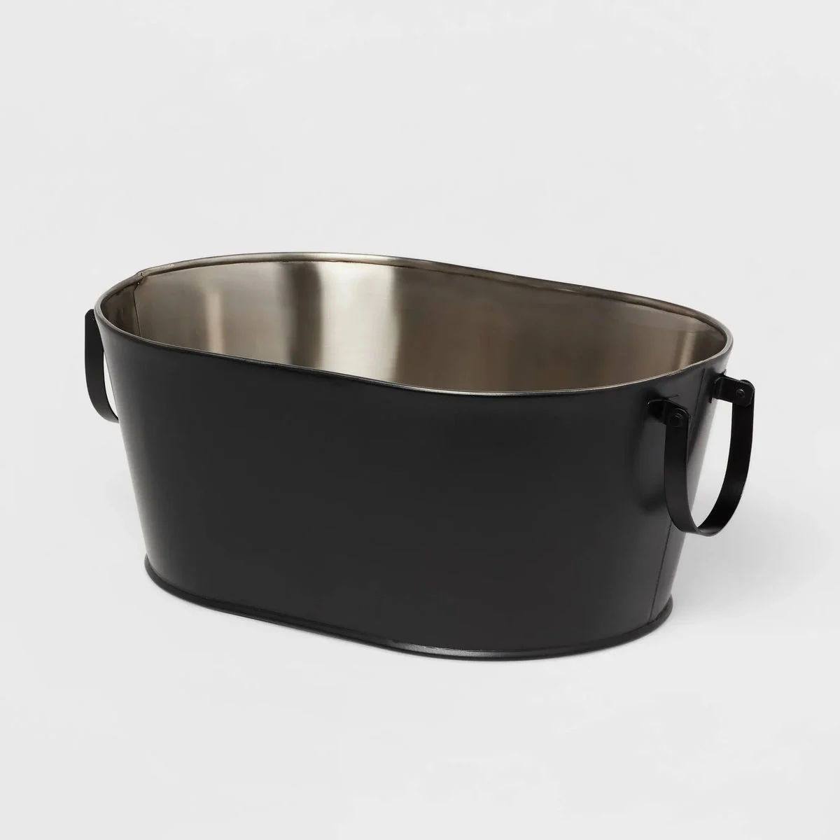 Threshold designed w/Studio McGee 2.5-Gallon Metal Beverage Tub - Black