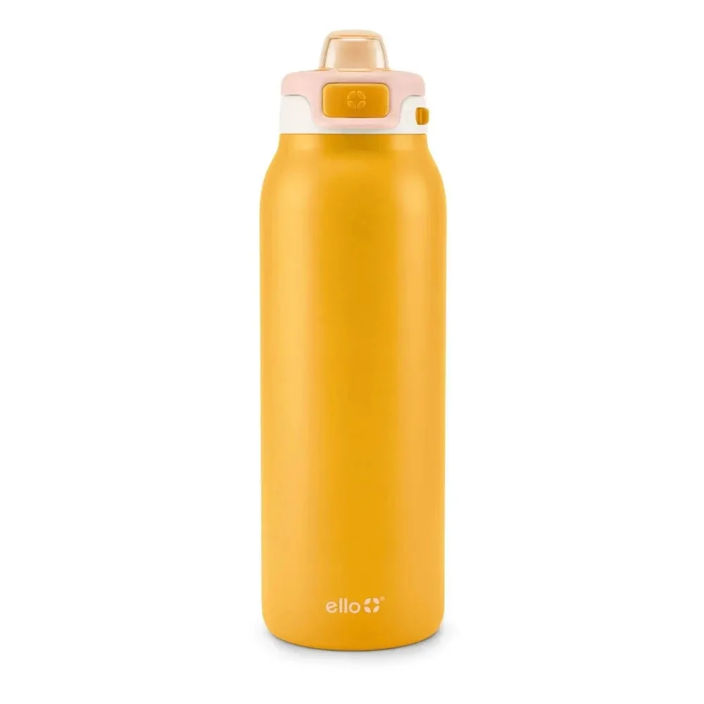 Ello Stainless Steel Water Bottle - Golden Glow Orange