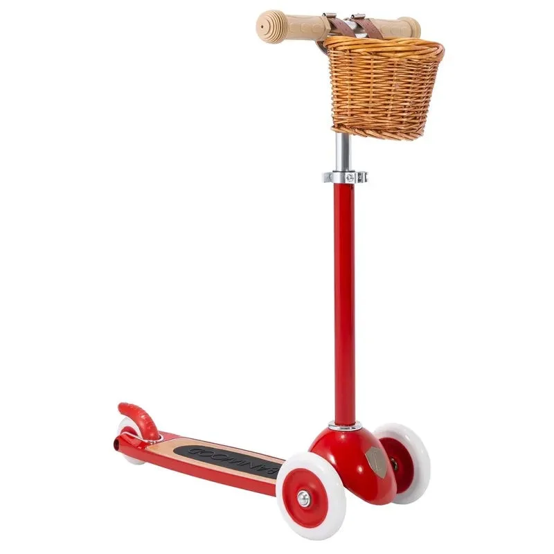 Banwood Three-Wheel Kick Scooter - Red