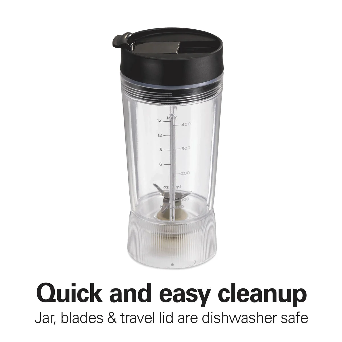 Hamilton Beach Personal Blender With Leak-Proof Travel Lid
