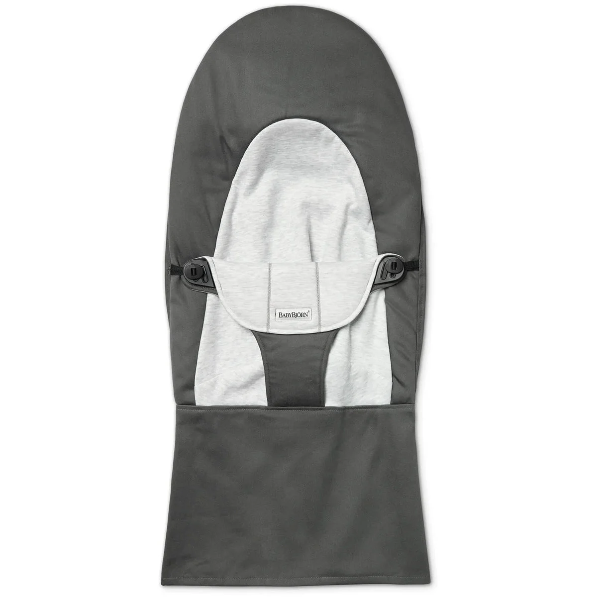 BabyBjörn Spare Fabric Seat for Baby Bouncer - Dark Grey Cotton