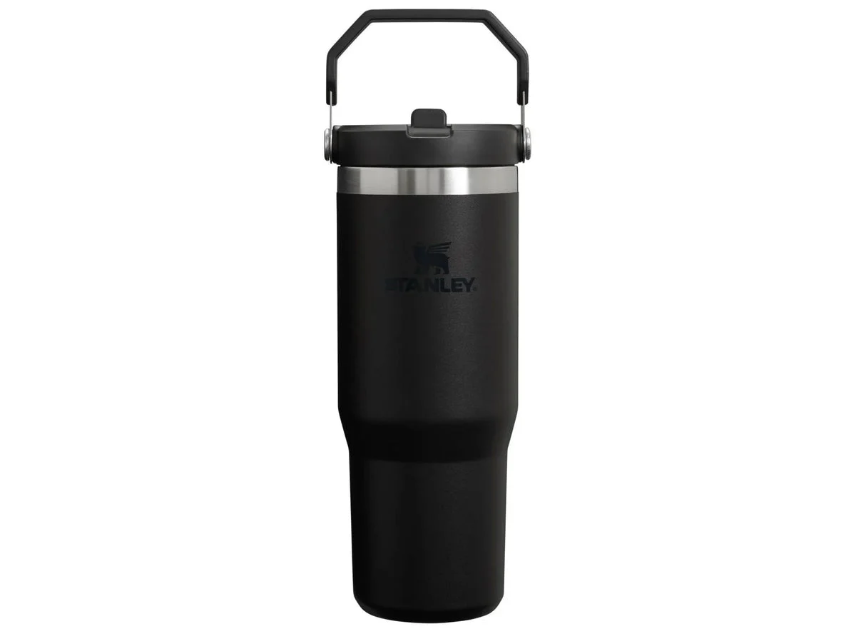 Stanley 30 oz Stainless Steel Ice Flow Flip Straw Tumbler Black 2.0