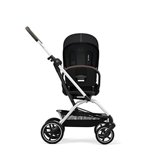 Cybex Eezy S Twist+2 Lightweight Ultra-Compact Stroller - Moon Black