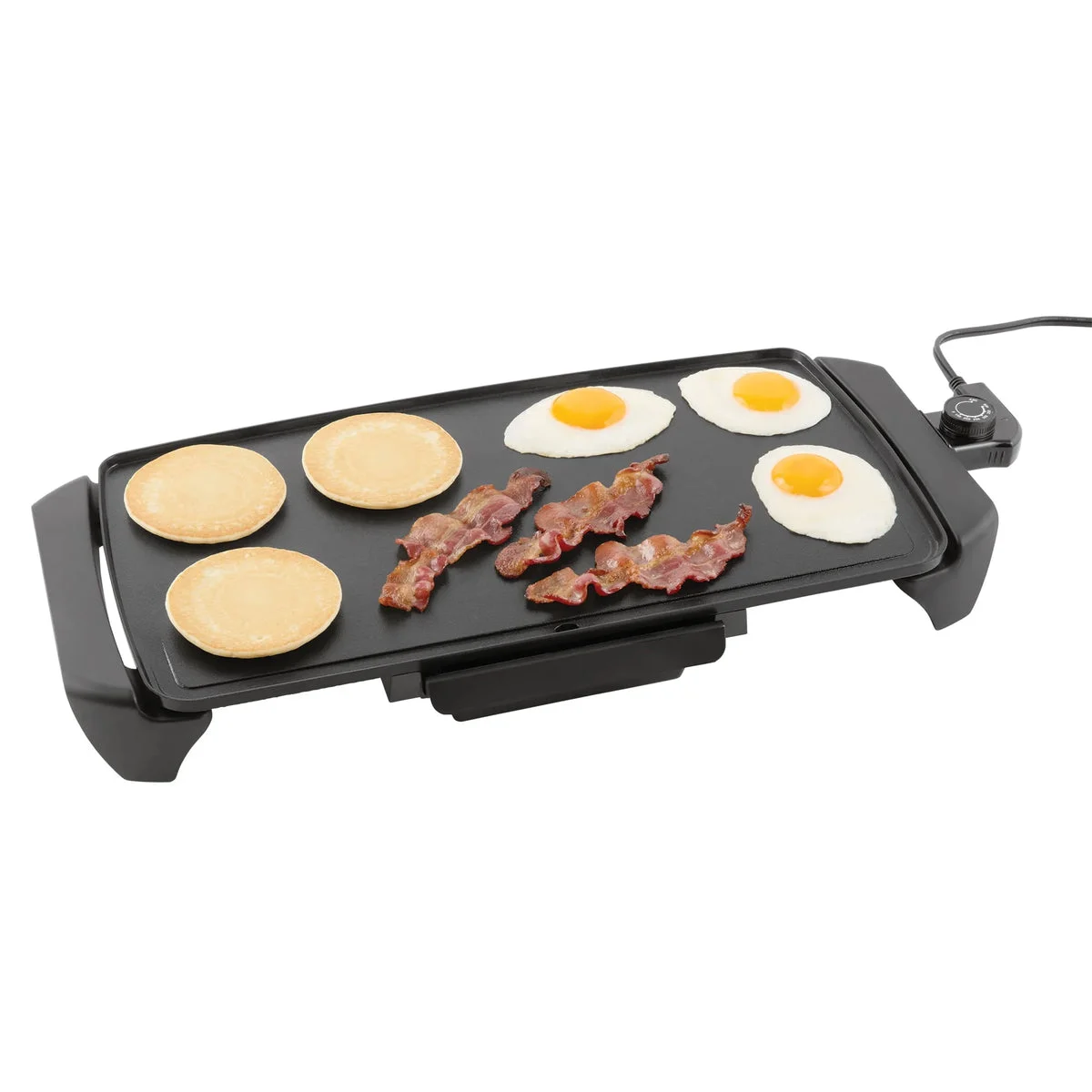 Mainstays Electric Griddle - Non-Stick, Temperature Control, 1500W