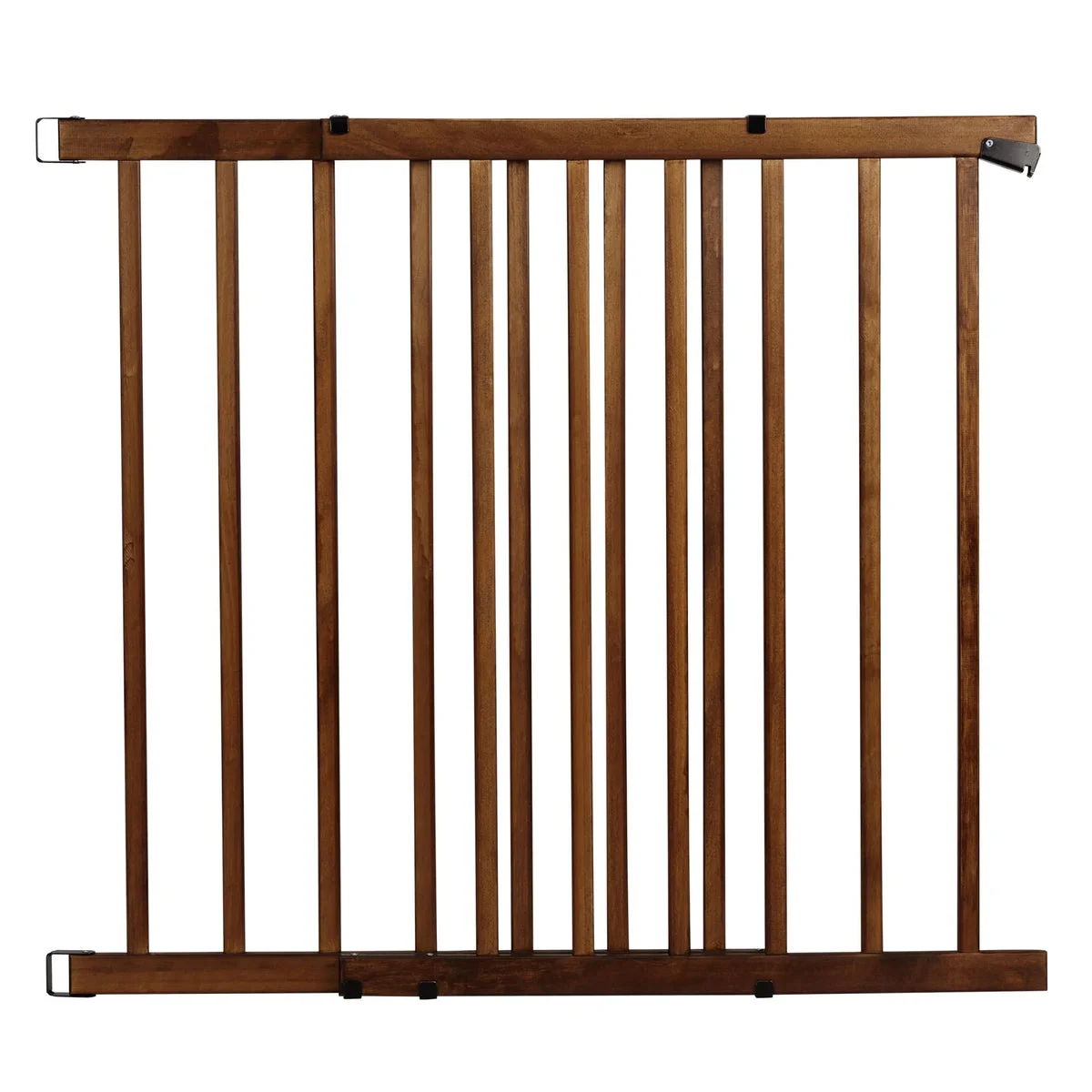 Evenflo Walk-Thru Top Of Stairs Baby Gate - Brown