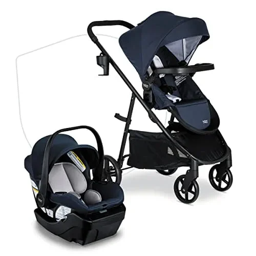 Britax Willow Brook Travel System - Navy Glacier