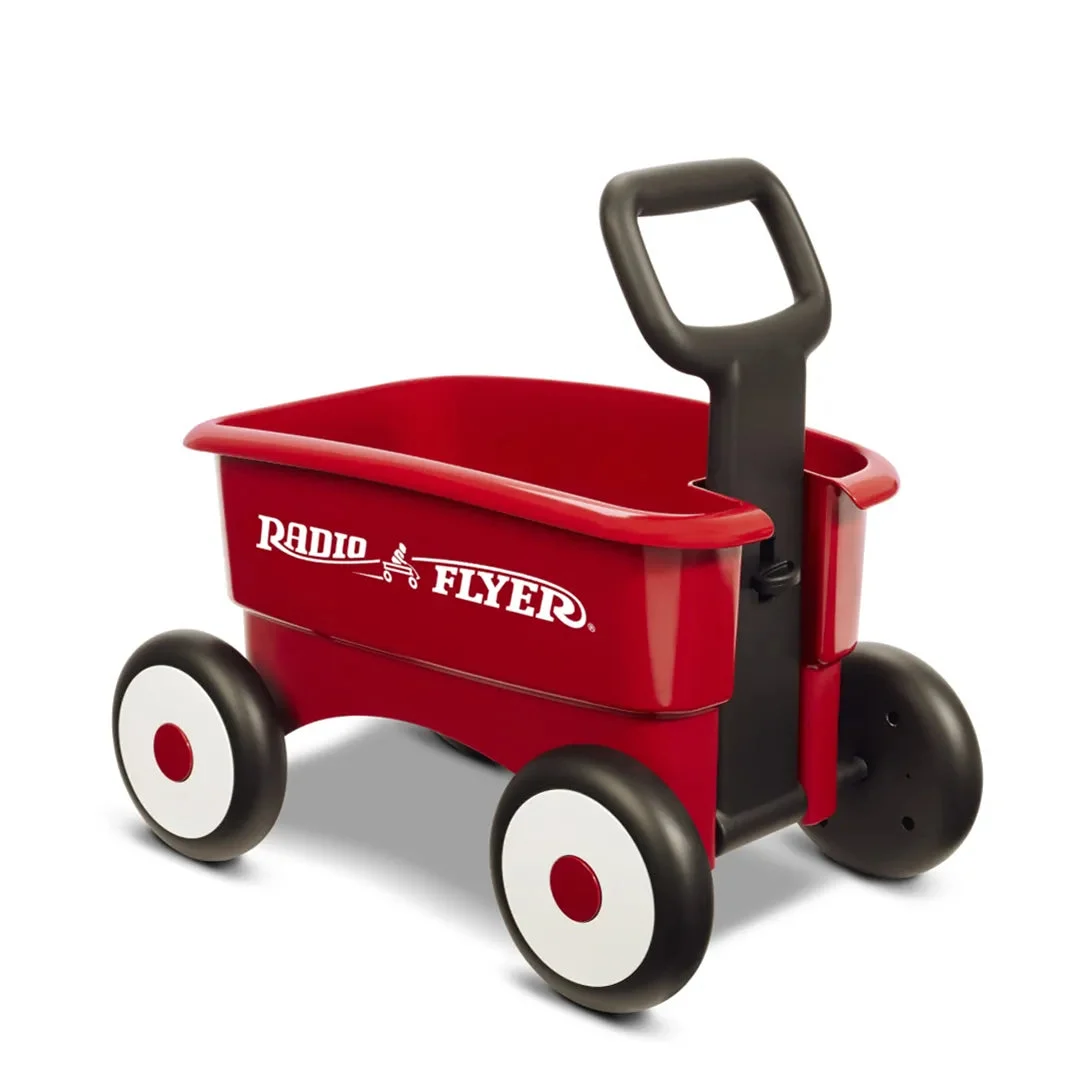 Radio Flyer My 1st 2-in-1 Wagon Push and Pull Toy - Red