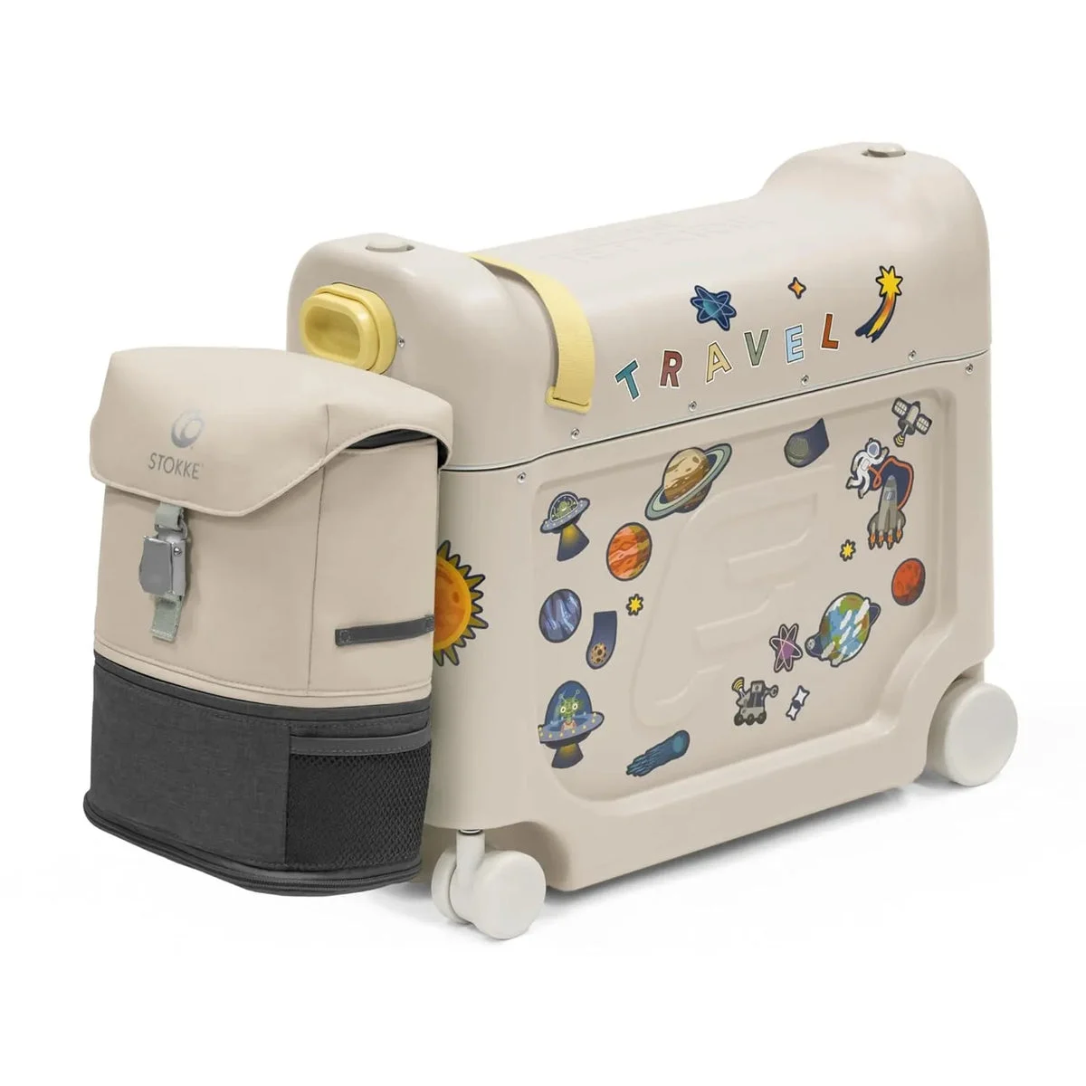 Stokke JetKids Travel Bundle - Moonglow White
