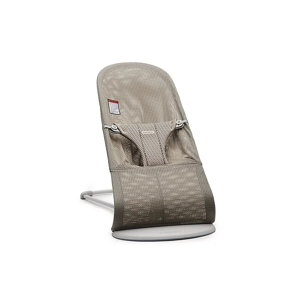 BabyBjörn Bouncer Bliss Gray Beige Mesh