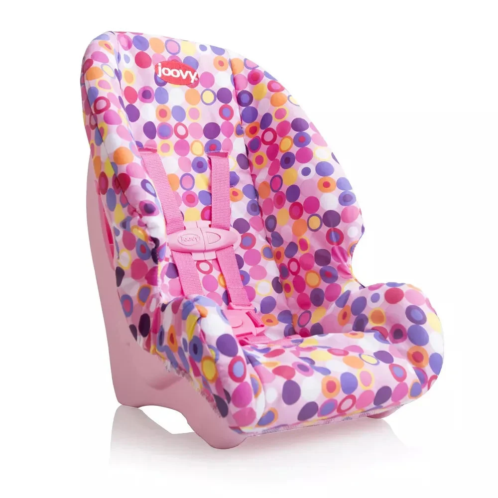 Joovy Toy Booster Seat Baby Doll Seat - Pink Dot