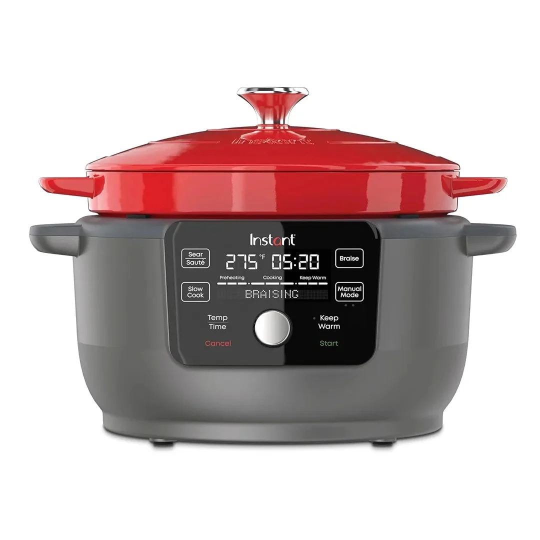 Instant Precision 6 Quart Cast Iron Dutch Oven