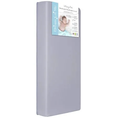 Dream On Me Breathable Fiber Crib and Toddler Mattress - Periwinkle