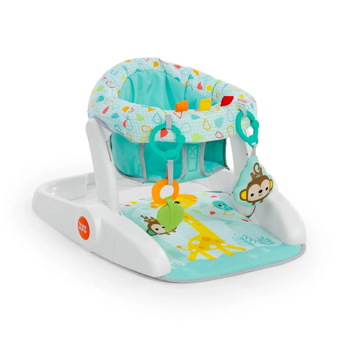 Bright Starts Learn-to-Sit 2-Position Floor Seat - Wild Wiggle