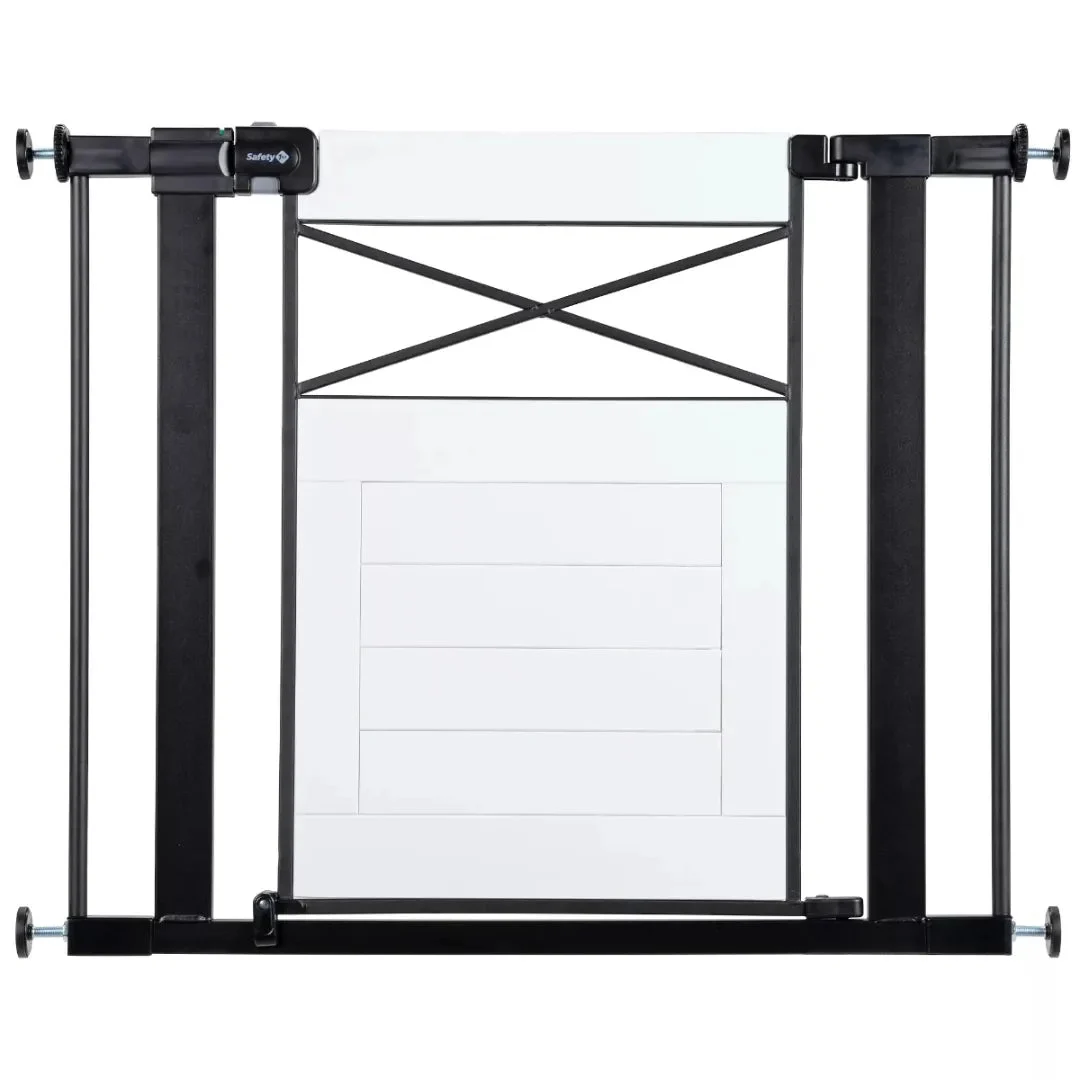 Safety 1st Easy Install Wall-Through Gate - Black
