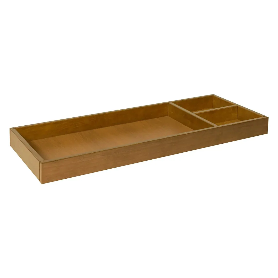 Davinci Universal Wide Removable Changing Tray in Chestnut Finish
