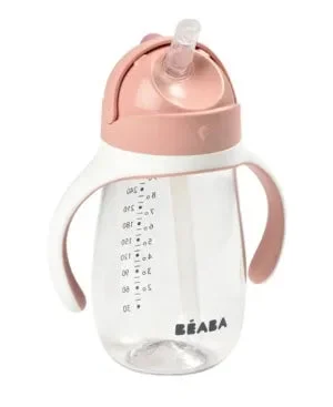 Beaba Straw Sippy Cup - Rose