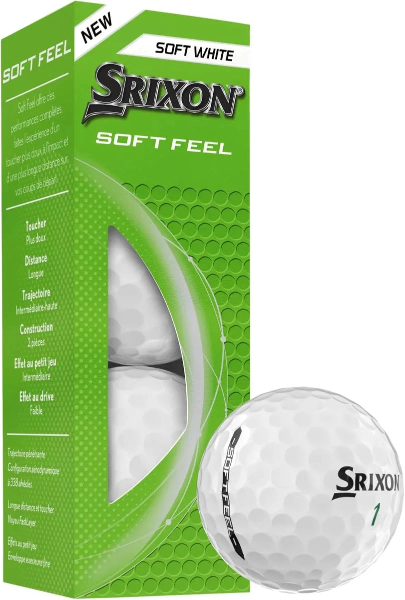 Srixon Soft Feel Golf Balls - White