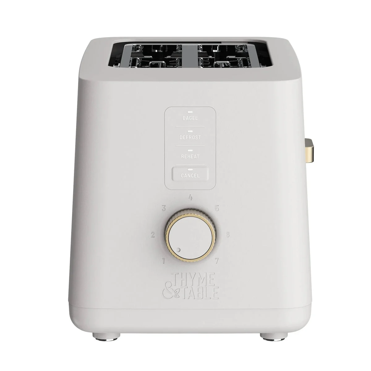 Thyme and table Thyme & Table 2-Slice Toaster - Sand White