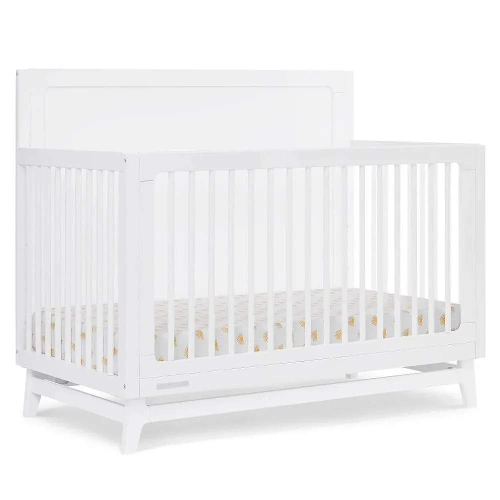 Delta Children Spencer 6-in-1 Convertible Crib - Bianca White