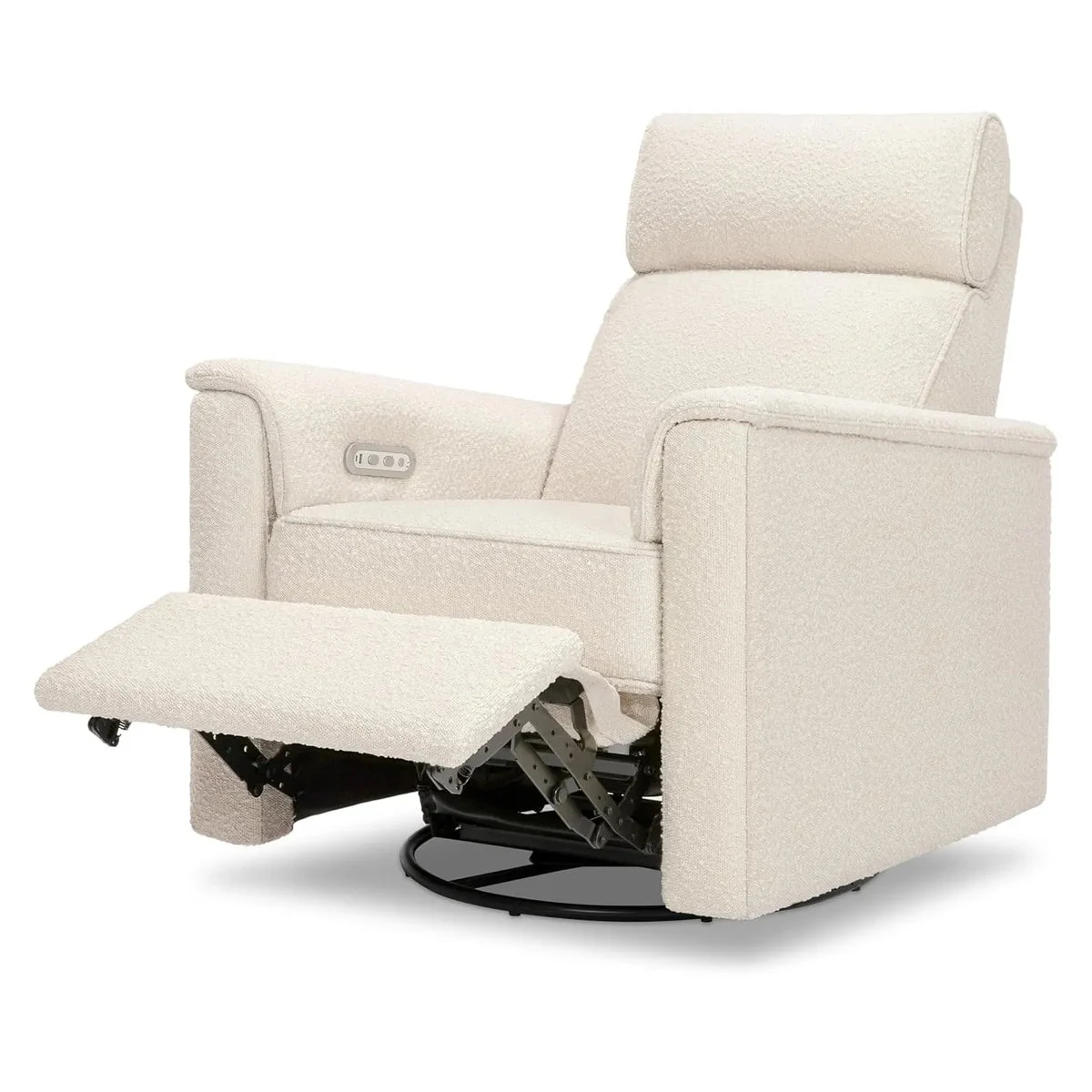 Namesake Willa Plus Power Glider Recliner w/ Power Headrest - Performance Ivory Boucle