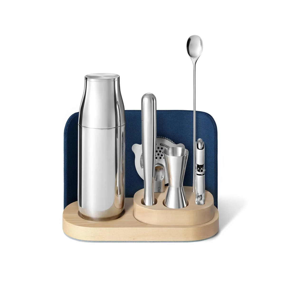Caraway 9pc Bar Set with Storage - Navy