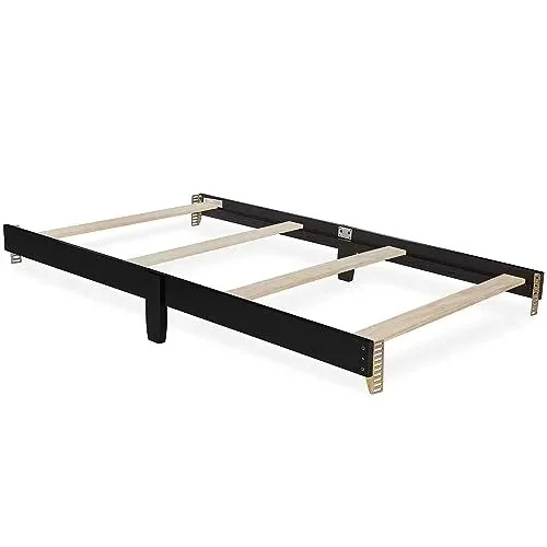 Dream On Me Convertible Mini Crib Bed Rail - Black