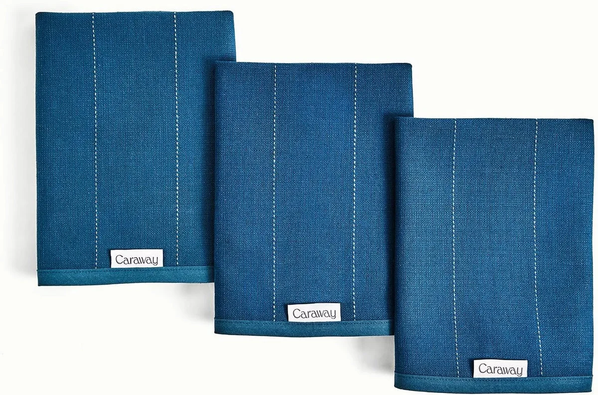 Caraway Tea Towels - Navy