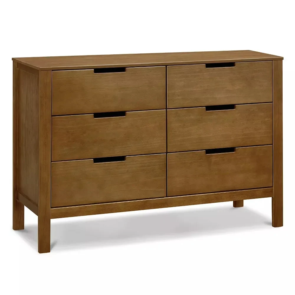 Carter's by Davinci Colby 6-Drawer Double Dresser in Walnut