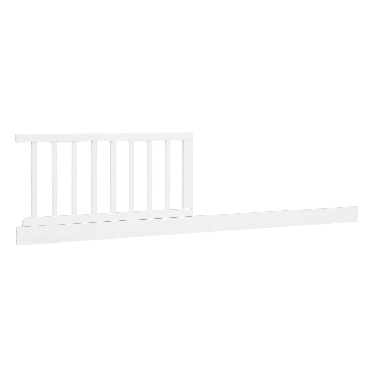 Delta Children Toddler Guardrail W203725 - Greenguard Gold Certified - Bianca White