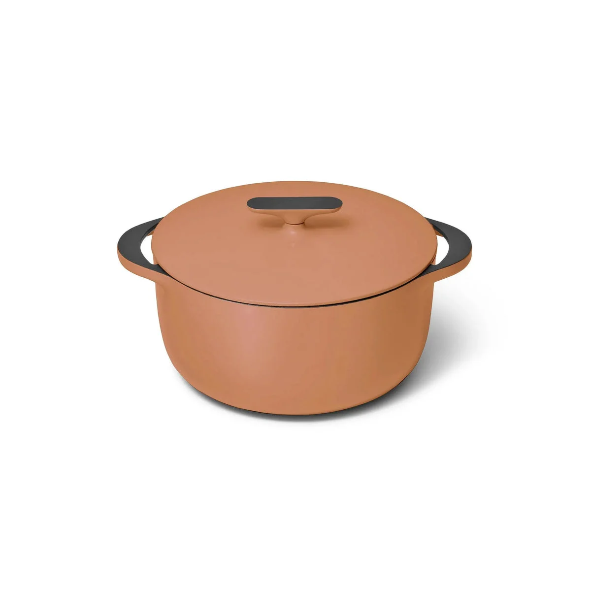 Caraway 6.5 qt Enameled Cast Iron Dutch Oven with Lid - Rust