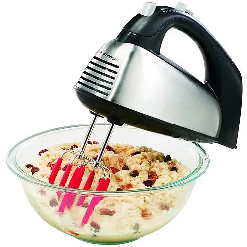 Hamilton Beach Hand Mixer Softscrape 62637: 6-Speed Silver