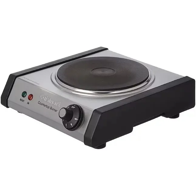 Cuisinart 12-in 1 burner Smooth surface Stainless steel Electric Cooktop