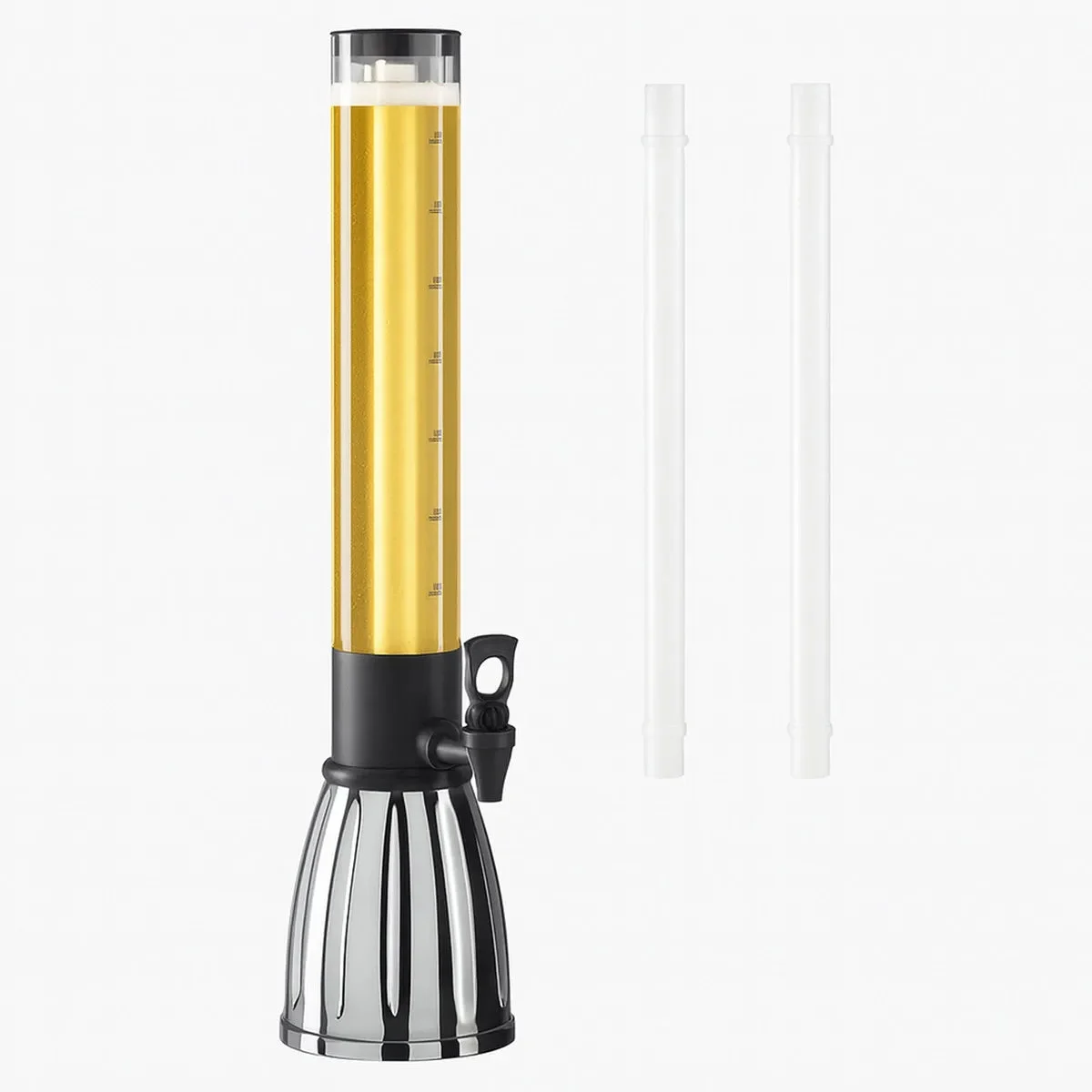 Oggi Clear Plastic Beverage Tower