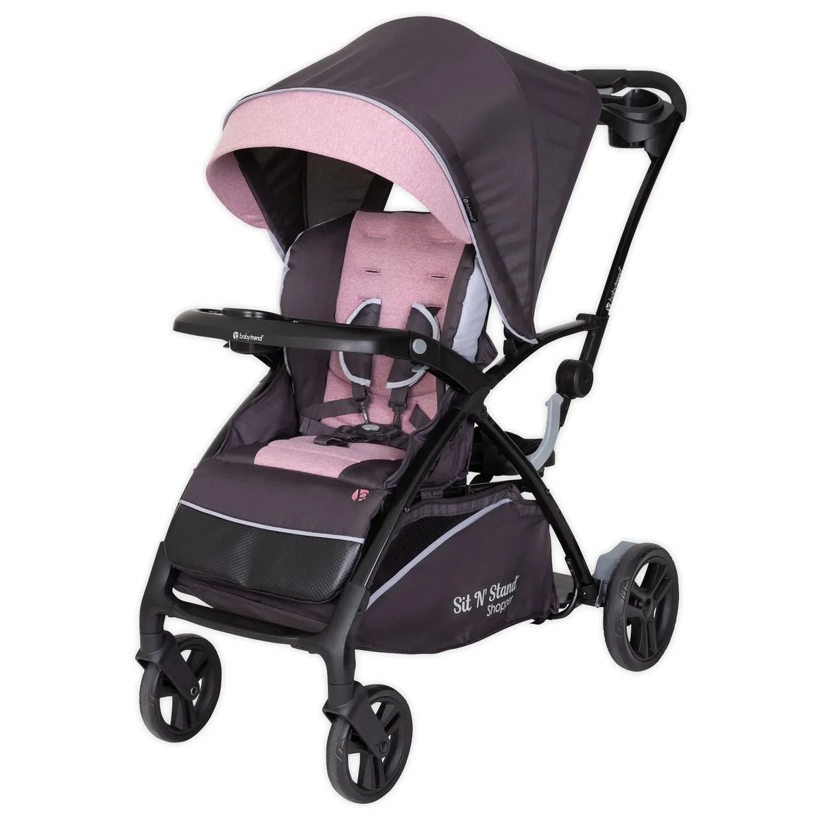Baby Trend Sit N Stand 5-in-1 Shopper Stroller - Cassis/Pink