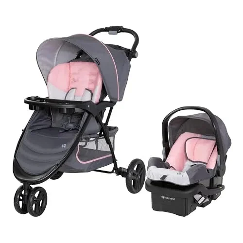 Baby Trend EZ Ride Travel System with EZ-Lift Car Seat - Dash Pink