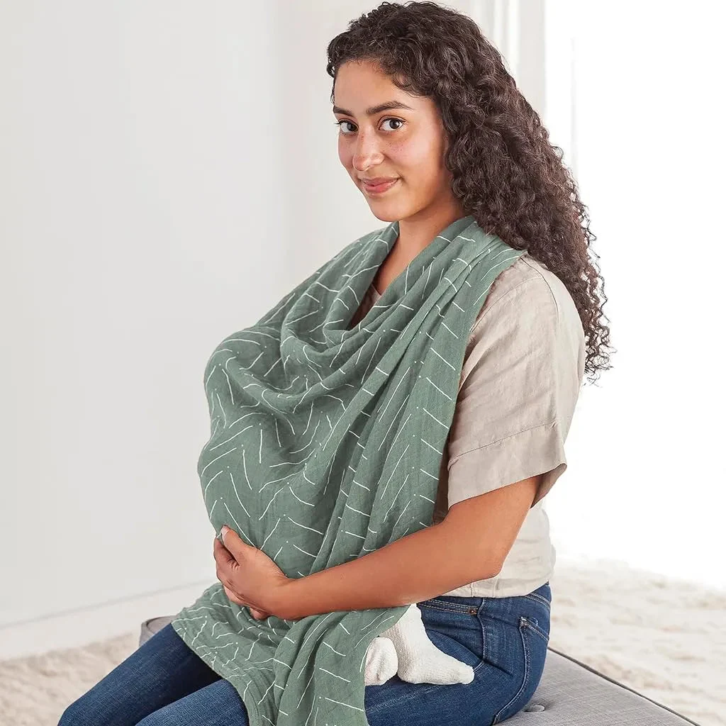 Itzy Ritzy Breastfeeding Boss Multi-Use Cover - Sage Green