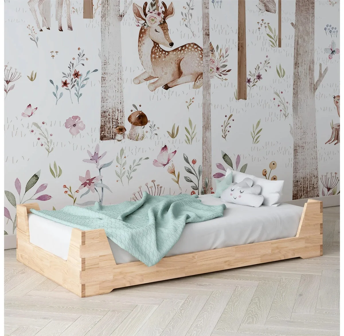 Little Seeds Maverick Montessori Toddler Floor Bed