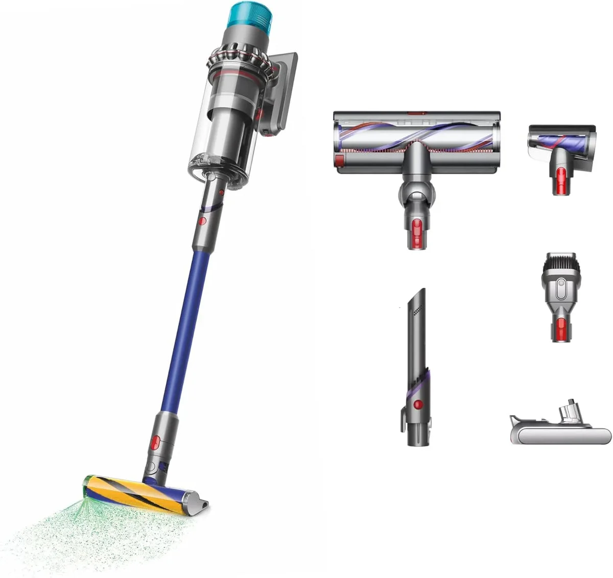 Dyson Cordless Vacuum Cleaner - Nickel/Blue