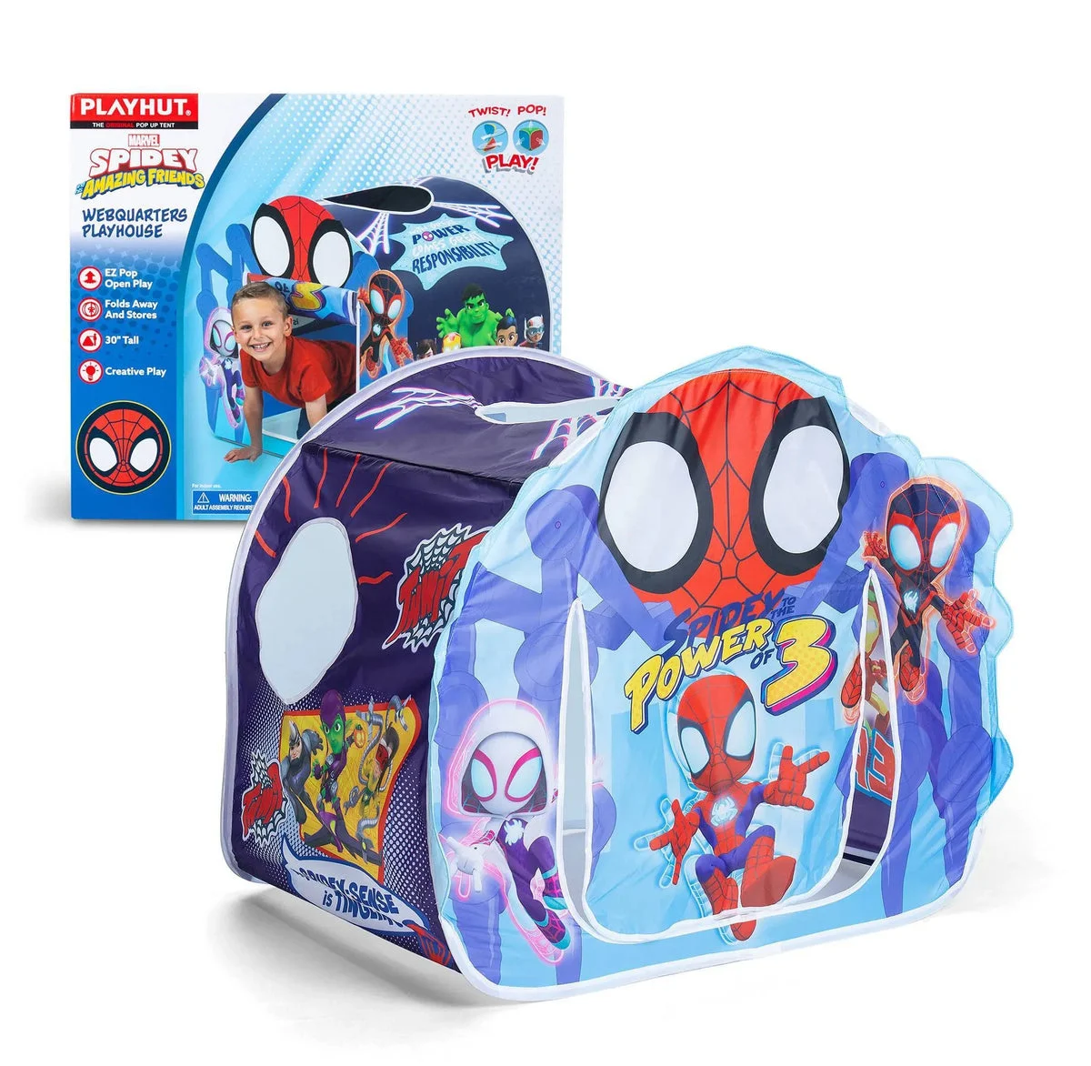 Marvel Playhouse Tent - Spidey’s Webquarters