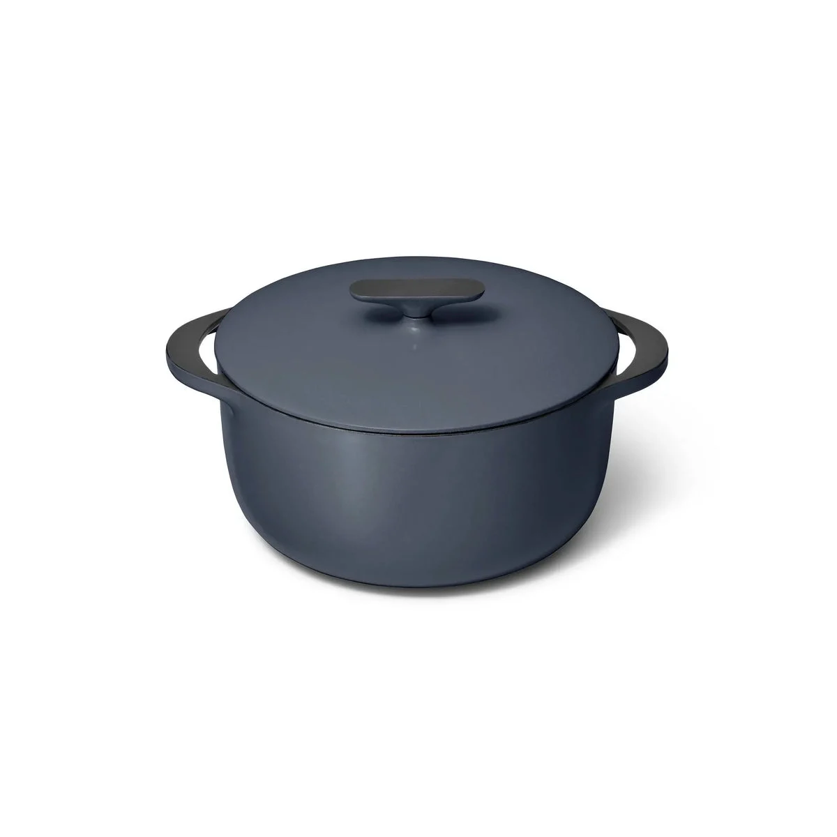 Caraway 6.5 Qt Enameled Cast Iron Dutch Oven with Lid - Midnight Blue