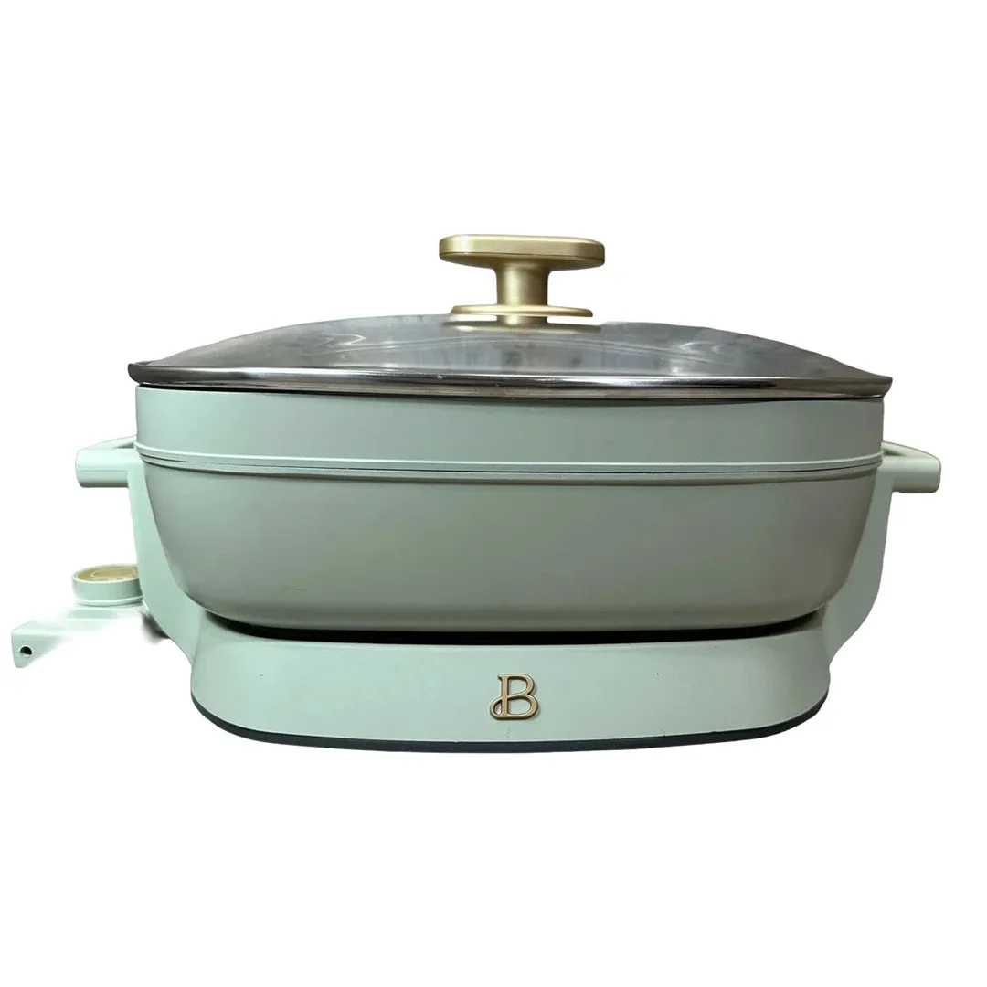 Beautiful 5-in-1 Electric Skillet by Drew Barrymore - Sage