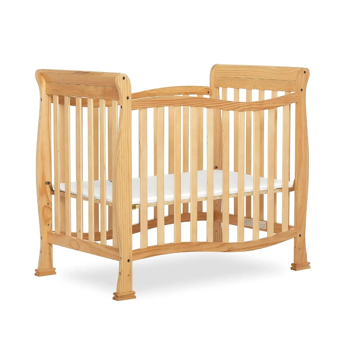 Dream On Me 4-In-1 Convertible Mini Crib - Natural