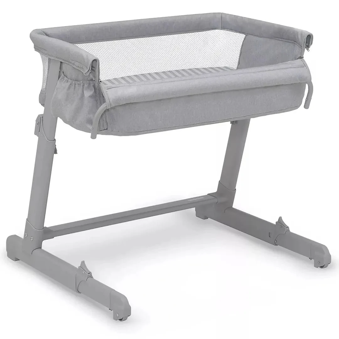babyGap Whisper Bedside Bassinet Sleeper - Gray Stripes