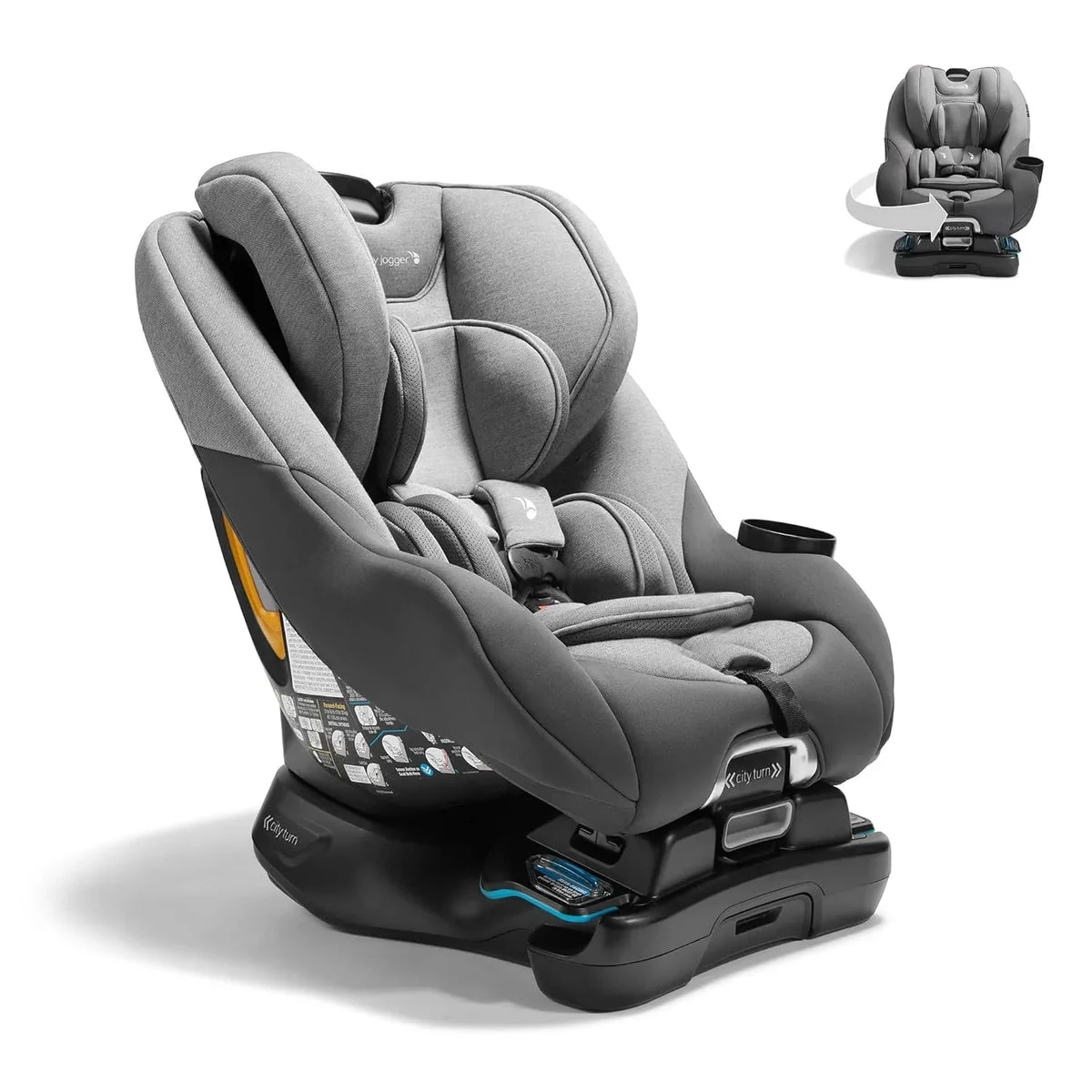 Baby Jogger City Turn Rotating Convertible Car Seat - Pike