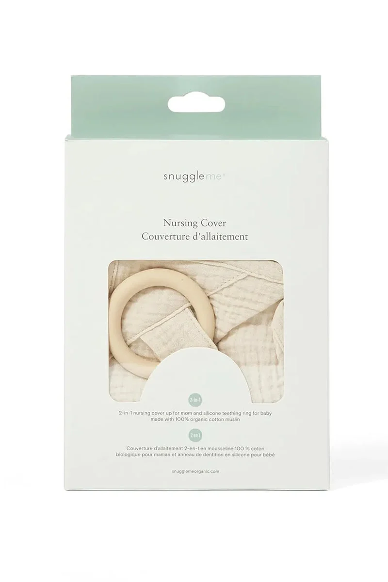Snuggle Me Nursing Cover - 100% Organic Cotton Muslin