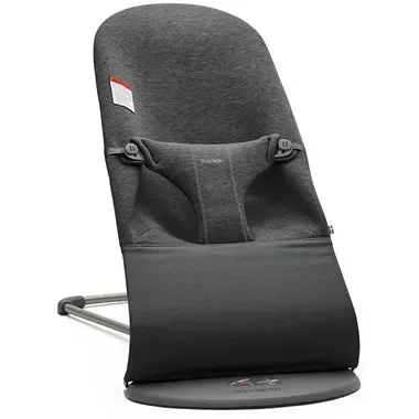 BabyBjörn Bouncer Bliss - Jersey - Charcoal Grey 3D