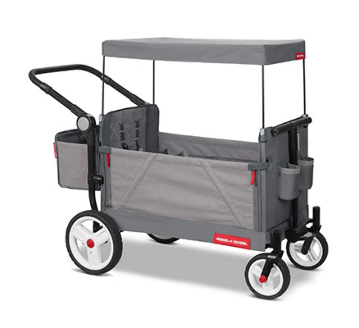 Radio Flyer Collapsible Stroll Wagon with Storage Bag - Light Grey