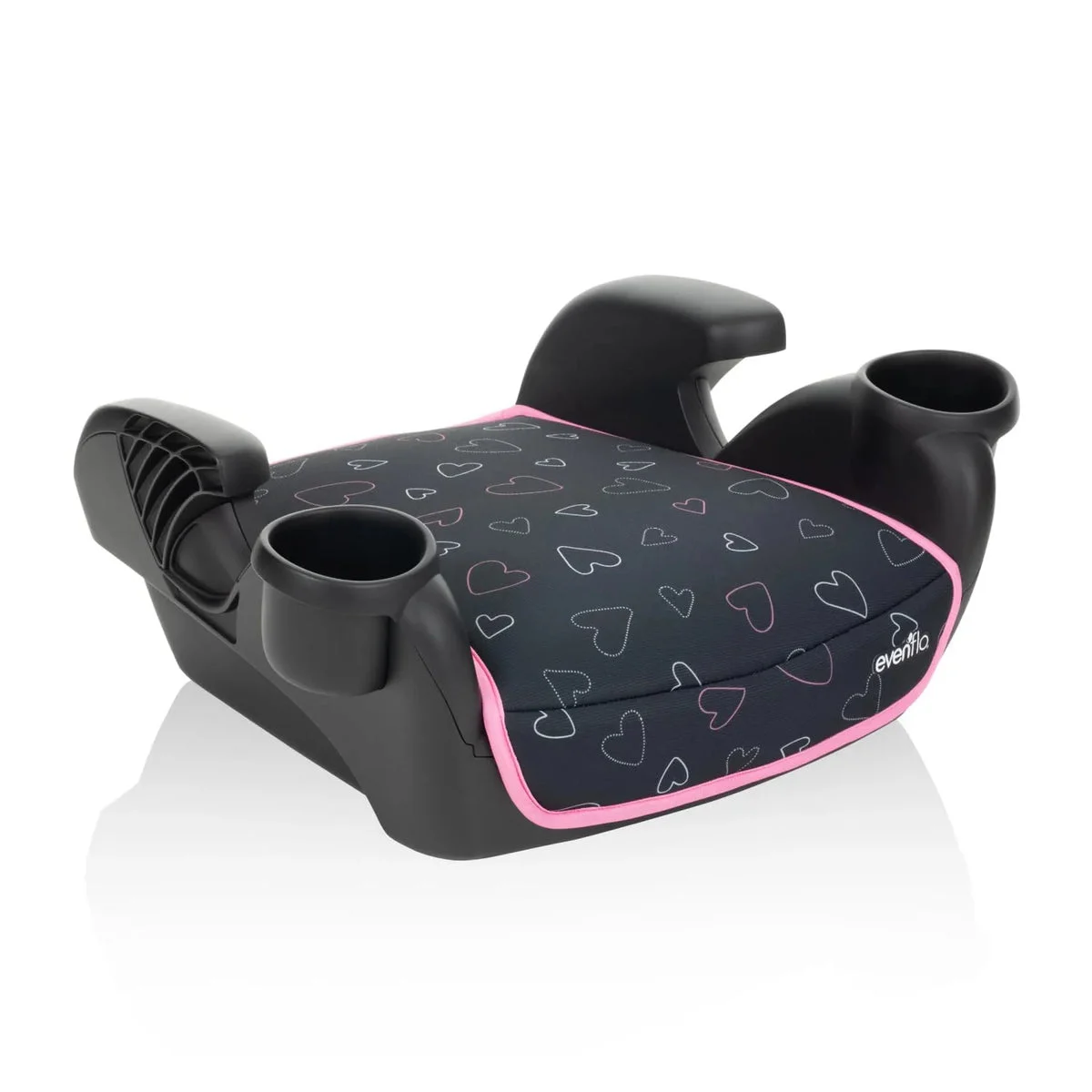 Evenflo GoTime No Back Booster Car Seat - Amore Pink