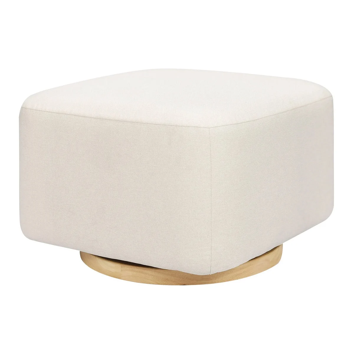 Babyletto Kiwi Gliding Ottoman - Light Wood Base